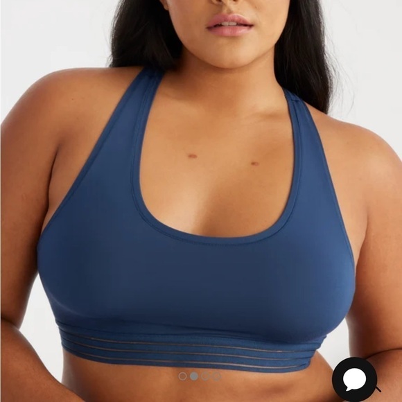Knix Blue Sports Bra - Picture 1 of 9